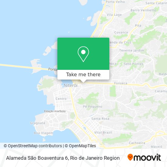 Alameda São Boaventura 6 map