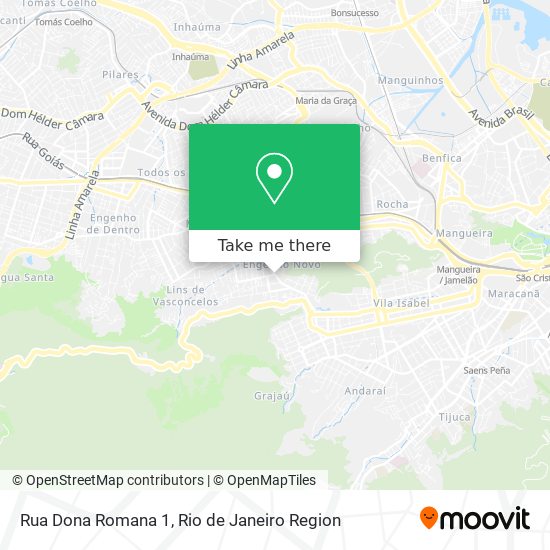 Mapa Rua Dona Romana 1