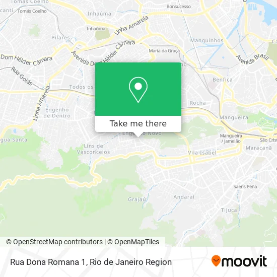 Rua Dona Romana 1 map
