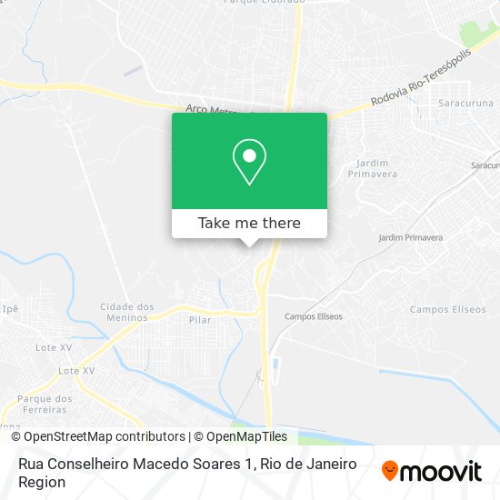 Mapa Rua Conselheiro Macedo Soares 1