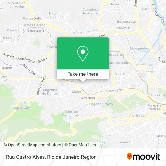 Rua Castro Alves map