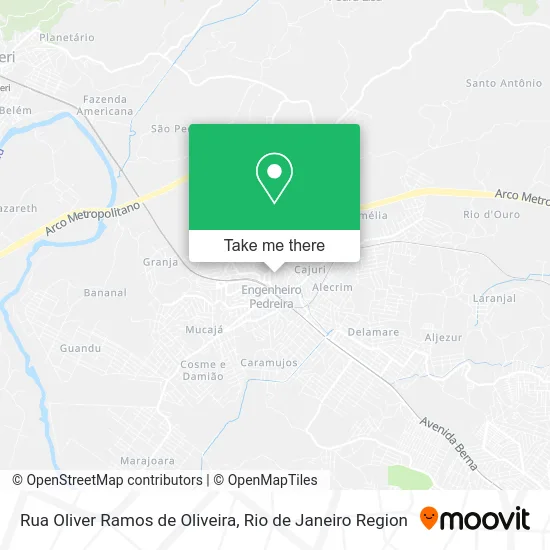 Rua Oliver Ramos de Oliveira map