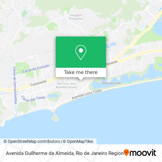 Avenida Guilherme de Almeida map