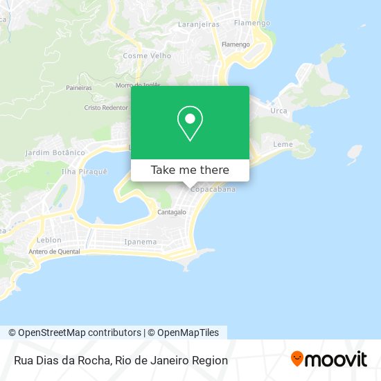 Mapa Rua Dias da Rocha