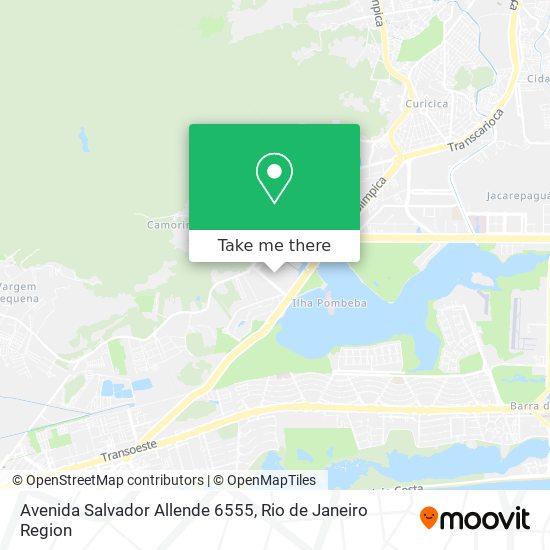 Mapa Avenida Salvador Allende 6555