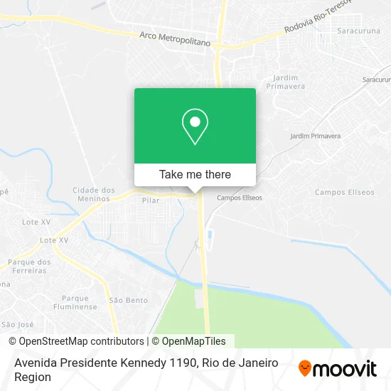 Avenida Presidente Kennedy 1190 map