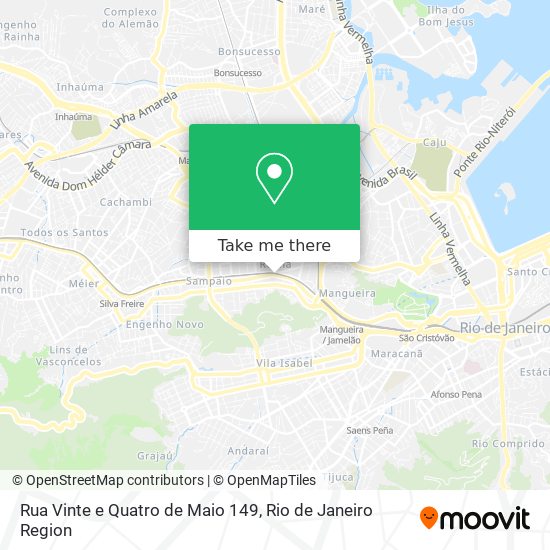 Mapa Rua Vinte e Quatro de Maio 149