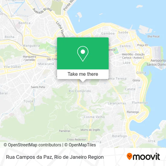 Rua Campos da Paz map