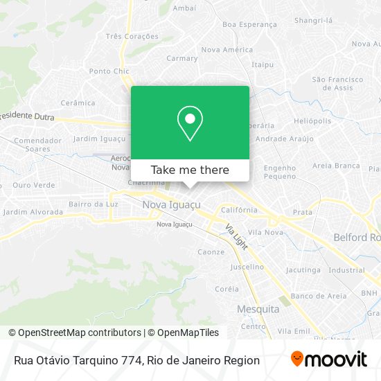 Rua Otávio Tarquino 774 map