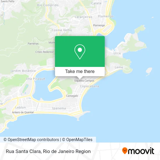 Rua Santa Clara map