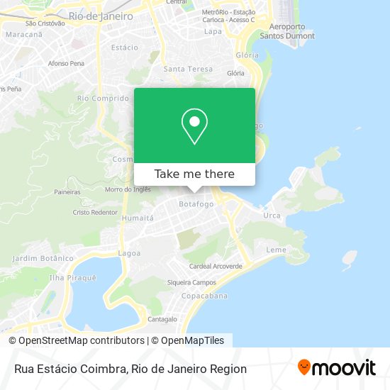 Mapa Rua Estácio Coimbra
