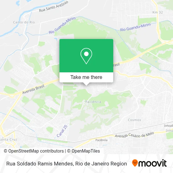 Rua Soldado Ramis Mendes map