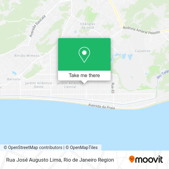 Rua José Augusto Lima map