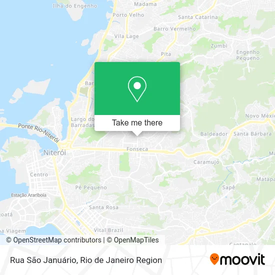 Rua São Januário map