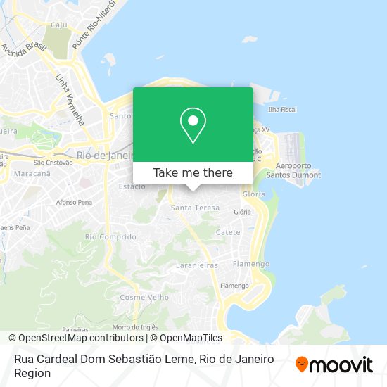 Mapa Rua Cardeal Dom Sebastião Leme