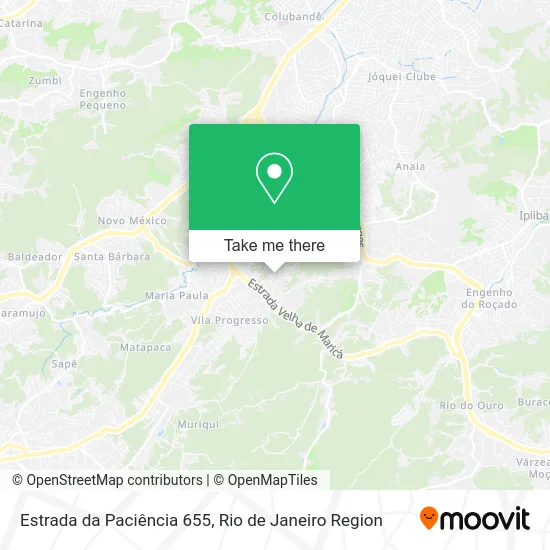 Estrada da Paciência 655 map