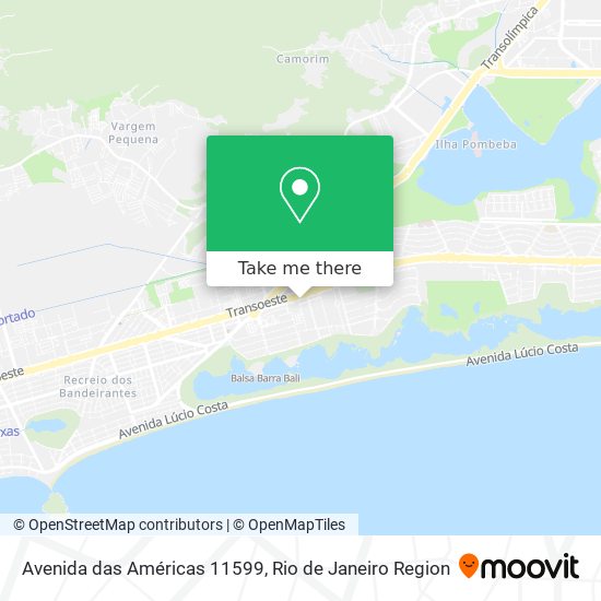 Mapa Avenida das Américas 11599