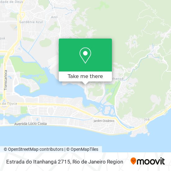 Estrada do Itanhangá 2715 map