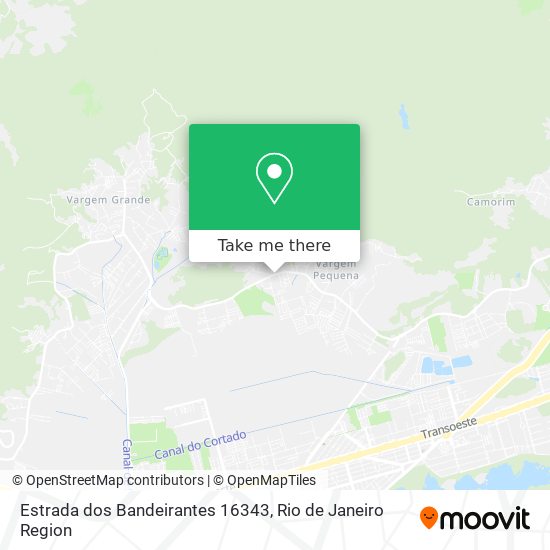 Estrada dos Bandeirantes 16343 map