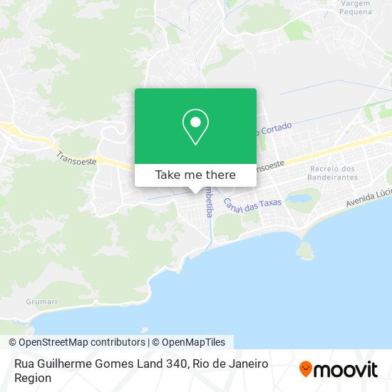 Rua Guilherme Gomes Land 340 map