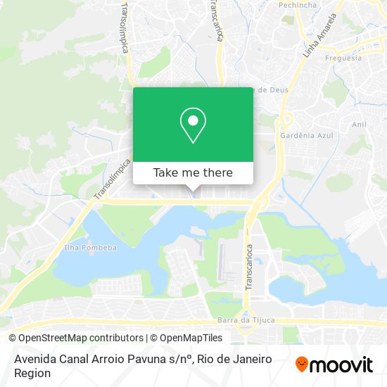 Avenida Canal Arroio Pavuna s / nº map
