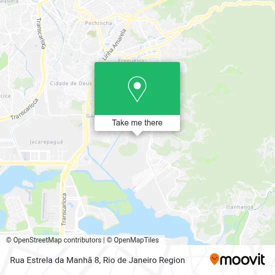 Rua Estrela da Manhã 8 map
