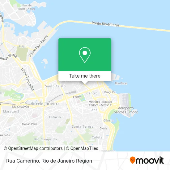 Rua Camerino map