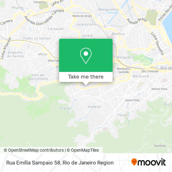 Mapa Rua Emília Sampaio 58