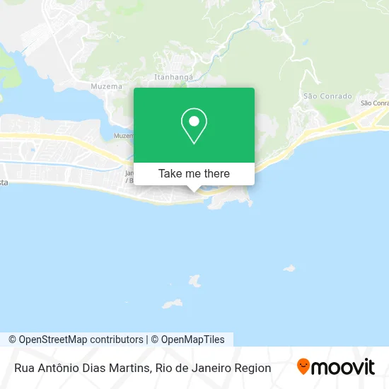Rua Antônio Dias Martins map