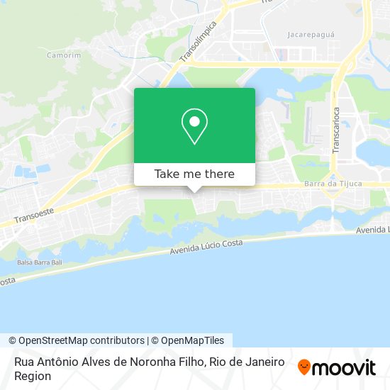 Mapa Rua Antônio Alves de Noronha Filho