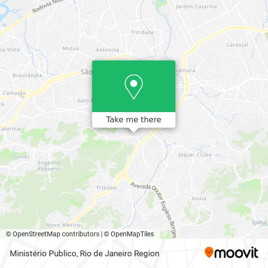 Ministério Publico map