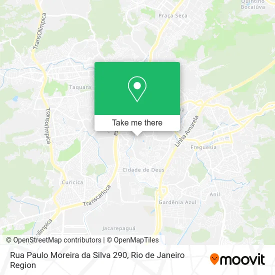 Rua Paulo Moreira da Silva 290 map