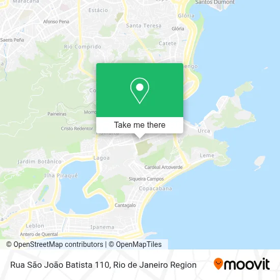 Rua São João Batista 110 map
