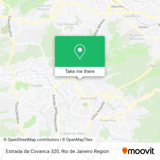 Estrada da Covanca 320 map