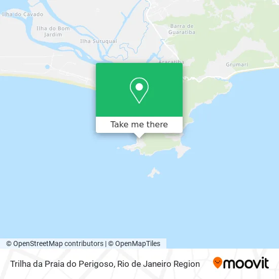 Trilha da Praia do Perigoso map