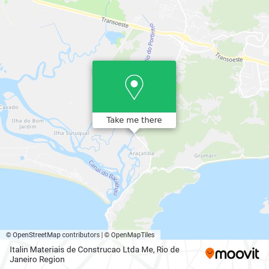 Italin Materiais de Construcao Ltda Me map