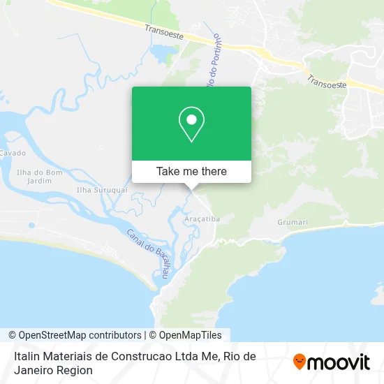 Italin Materiais de Construcao Ltda Me map