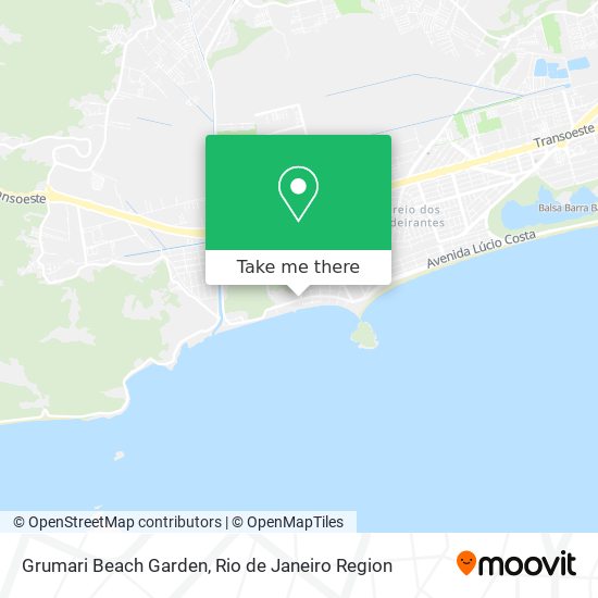 Grumari Beach Garden map