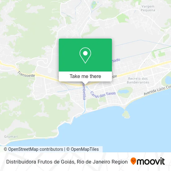 Distribuidora Frutos de Goiás map