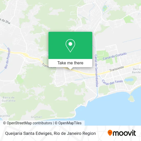 Queijaria Santa Edwiges map