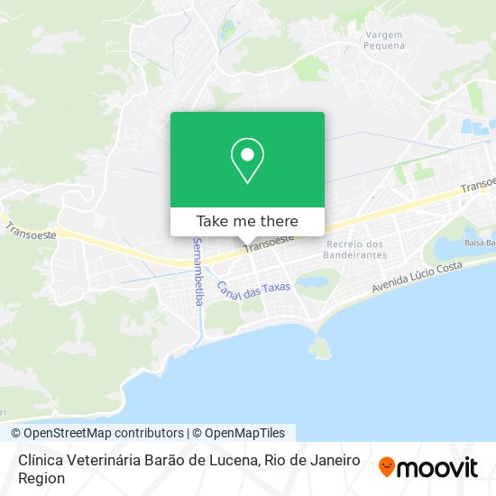 Clínica Veterinária Barão de Lucena map