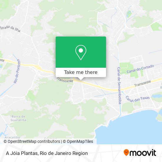 A Jóia Plantas map