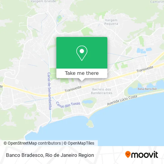 Banco Bradesco map