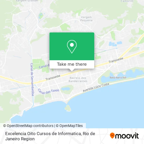 Excelencia Oito Cursos de Informatica map