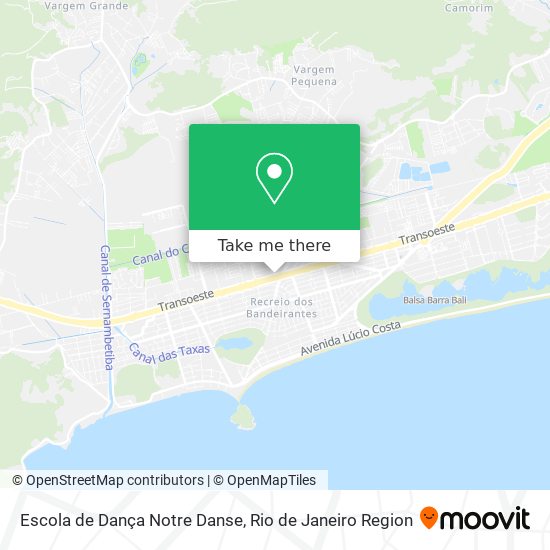 Escola de Dança Notre Danse map