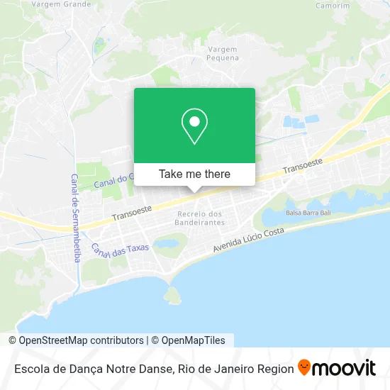 Escola de Dança Notre Danse map