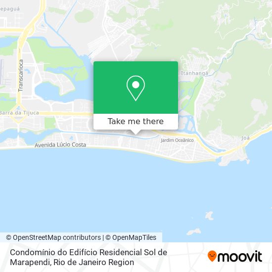 Condomínio do Edifício Residencial Sol de Marapendi map