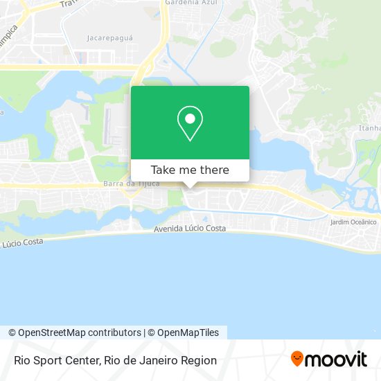 Rio Sport Center map