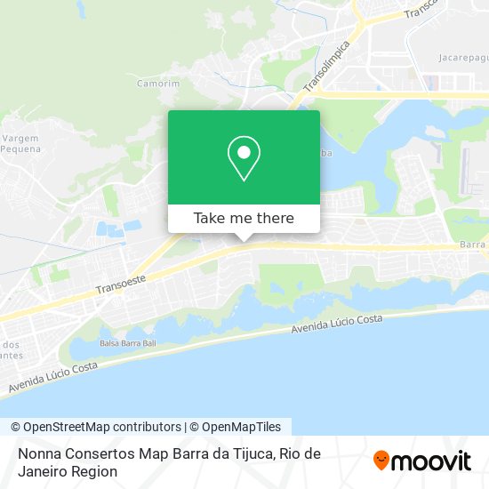 Nonna Consertos Map Barra da Tijuca map