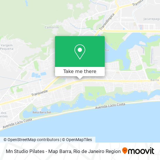 Mn Studio Pilates - Map Barra map